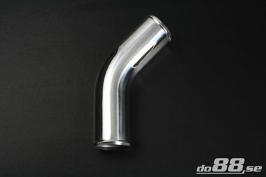 Aluminium pipe 45 degree 3,125'' (80mm)