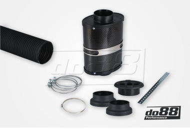 BMC OTA Oval Trumpet Airbox, Carbon fiber, Connection 70mm, Length 254mm