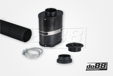BMC OTA Oval Trumpet Airbox, Carbon fiber, Connection 85mm, Length 265mm