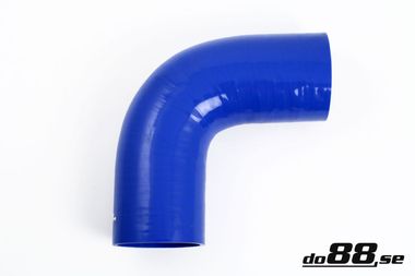 thumbnail image 2 of Raceworks 90 Degree 4" (102mm) Silicone Elbow Hose – Black, Glossy, 2 Year Warranty 2 of 4