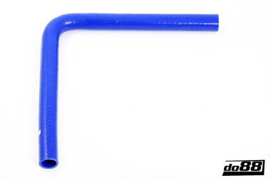 Silicone Hose Blue 90 degree long leg  1'' (25mm)