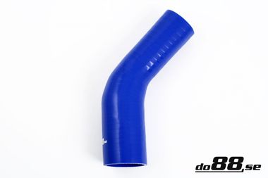 Silicone Hose Blue 45 degree 1,75 - 2,5'' (45-63mm)