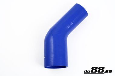 Silicone Hose Blue 45 degree 3,5 - 4'' (89-102mm)