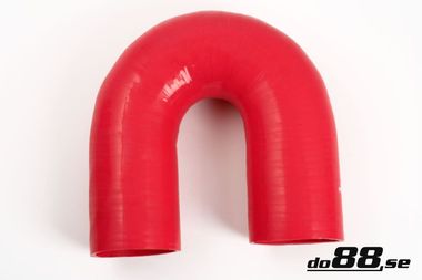 Silicone Hose Red 180 degree 3,125'' (80mm)