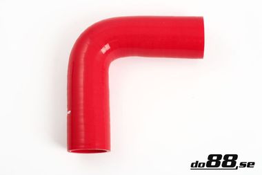 Silicone Hose Red 90 degree 1,375'' (35mm)