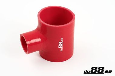 Silicone Hose Red T 3'' + 2'' (76+51mm)