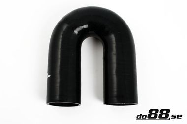 Silicone Hose Black 180 degree 2,375'' (60mm)