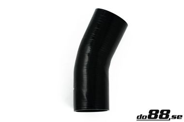 Silicone Hose Black 25 degree 3,5'' (89mm)