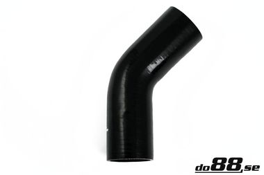 Silicone Hose Black 45 degree 2,5'' (63mm)