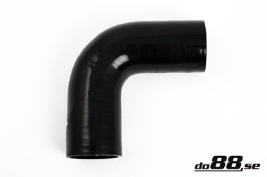 Silicone Hose Black 90 degree 2,375'' (60mm)