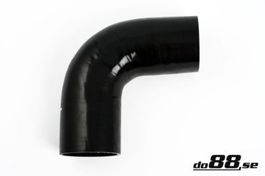 Silicone Hose Black 90 degree 3,25'' (83mm)