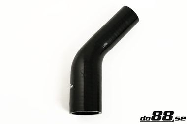 Silicone Hose Black 45 degree 1,375 - 2'' (35-51mm)