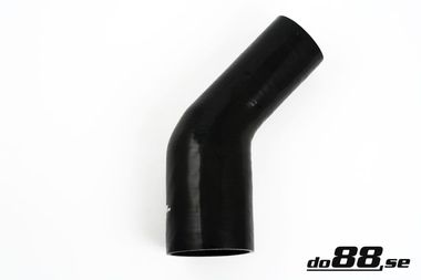 Silicone Hose Black 45 degree 3,125 - 4'' (80-102mm)