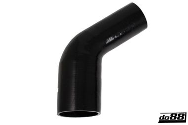 Silicone Hose Black 60 degree 3 - 3,5'' (76 - 89mm)