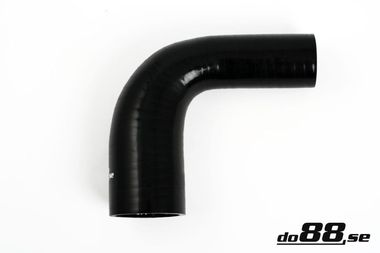 Silicone Hose Black 90 degree 1,375 - 2'' (35 - 51mm)