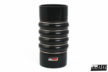 Silicone Hose Black 4-Humps 3,5'' (89mm)