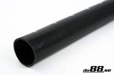 Silicone Hose Black straight length 4,25'' (108mm)