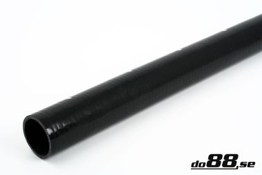 Silicone Hose Black straight length 2,125'' (54mm)