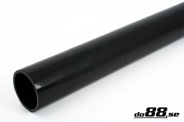 Silicone Hose Black straight length 3'' (76mm)