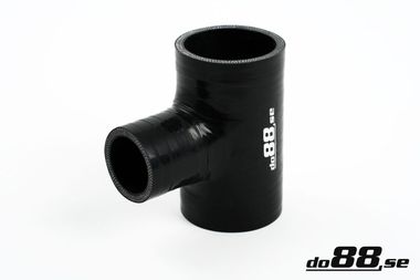 Silicone Hose Black T 2,125'' + 1,25'' (54+32mm)