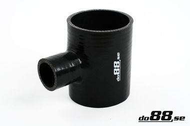 Silicone Hose Black T 3'' + 1,25'' (76+32mm)
