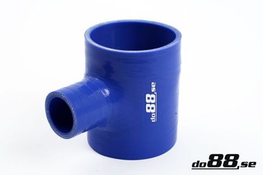 Silicone Hose Blue T 3'' + 1,5'' (76+38mm)