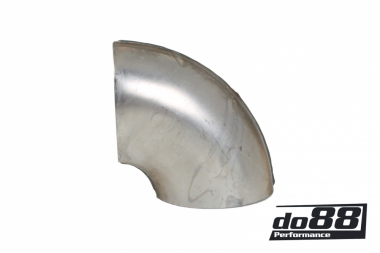 Exhaust pipe steel short elbow 90 degree 3,5'' (89mm)