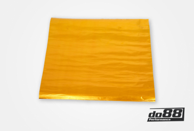 Heat insulating mat adhesive gold 50x50cm