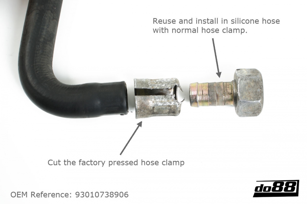 Porsche 930 Turbo breather and oil hoses