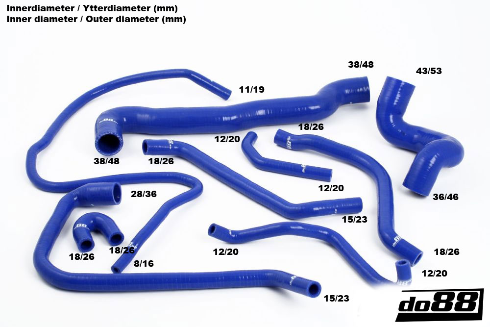 ヘビお　DAY29 SAAB 900/9-3 Turbo 94-00 Coolant hoses | 900 / og9-3 - Saab - H