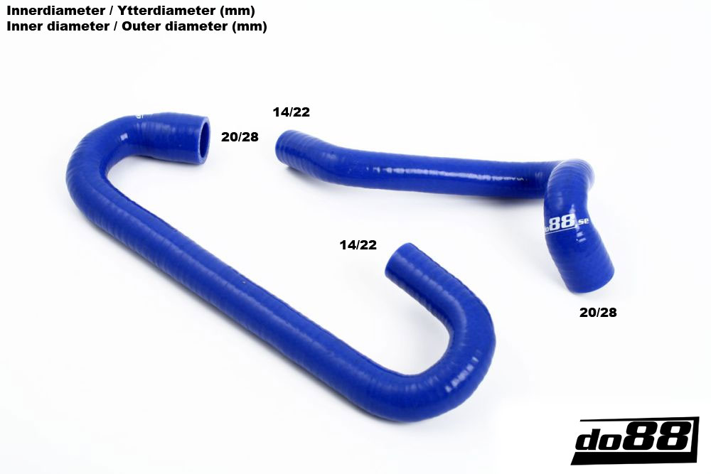Volvo 700/940 Turbo 88-98 Ideling valve hoses | 740 (85-91), 94