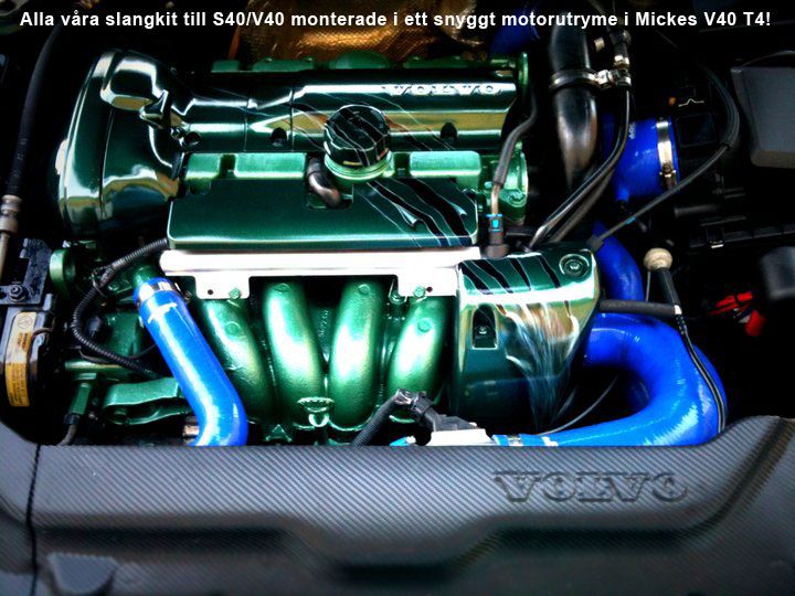 Volvo S40 V40 2 0T T4 98 04 Coolant hoses V40 S40 Volvo