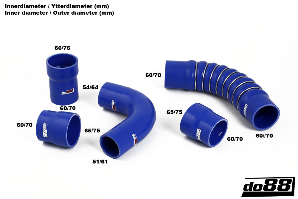 JAGUAR MKII 2.4 & 240 1967 - 1969 Water Hose Kit KEVLAR - 9