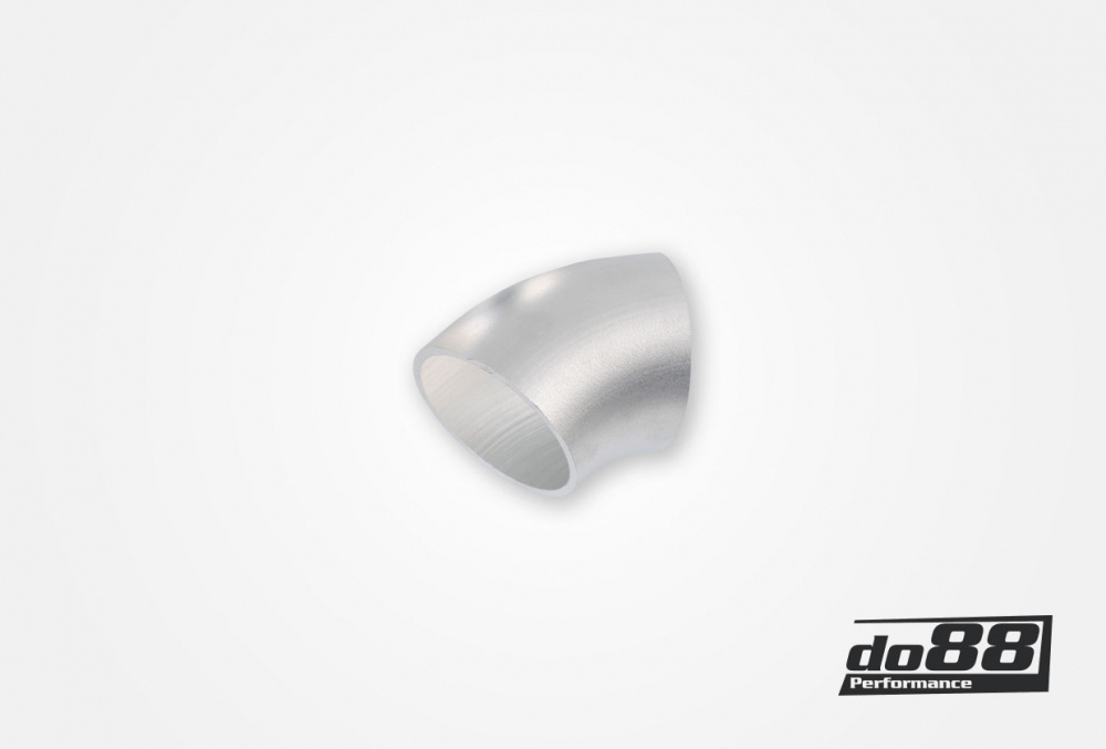 Aluminum pipe 45° 60x3 mm, long radius Aluminum pipe 45° 60x3 mm, long radius