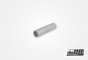Aluminium pipe 25x3 mm, length 100 mm Aluminium pipe 25x3 mm, length 100 mm