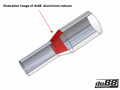 Aluminium reducer 3-3,5´´ (76-89mm)