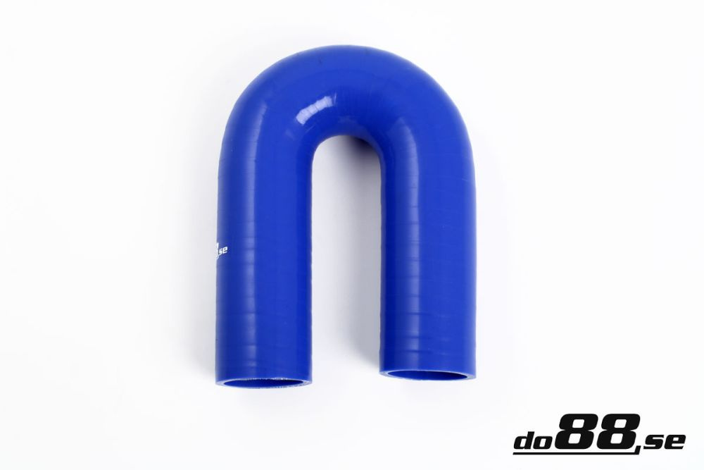 Silicone Hose Blue 180 degree 1,375\'\' (35mm) in the group Silicone hose / hoses / Silicone hose Blue / Elbows / 180 degree at do88 AB (B180G35)