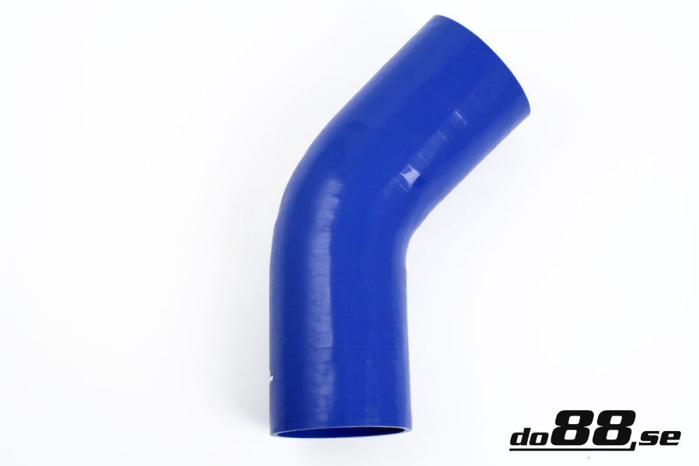 Silicone Hose Blue 45 degree 4,25\'\' (108mm) in the group Silicone hose / hoses / Silicone hose Blue / Elbows / 45 degree at do88 AB (B45G108)
