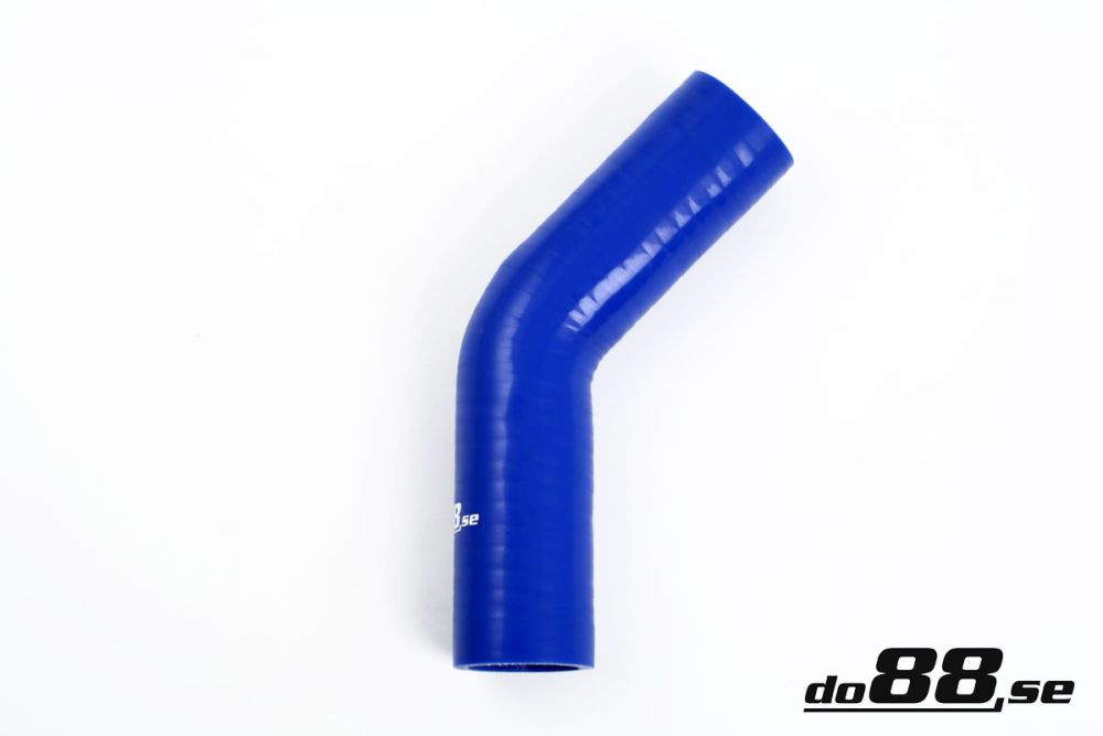 Silicone Hose Blue 45 degree 1,25\'\' (32mm) in the group Silicone hose / hoses / Silicone hose Blue / Elbows / 45 degree at do88 AB (B45G32)