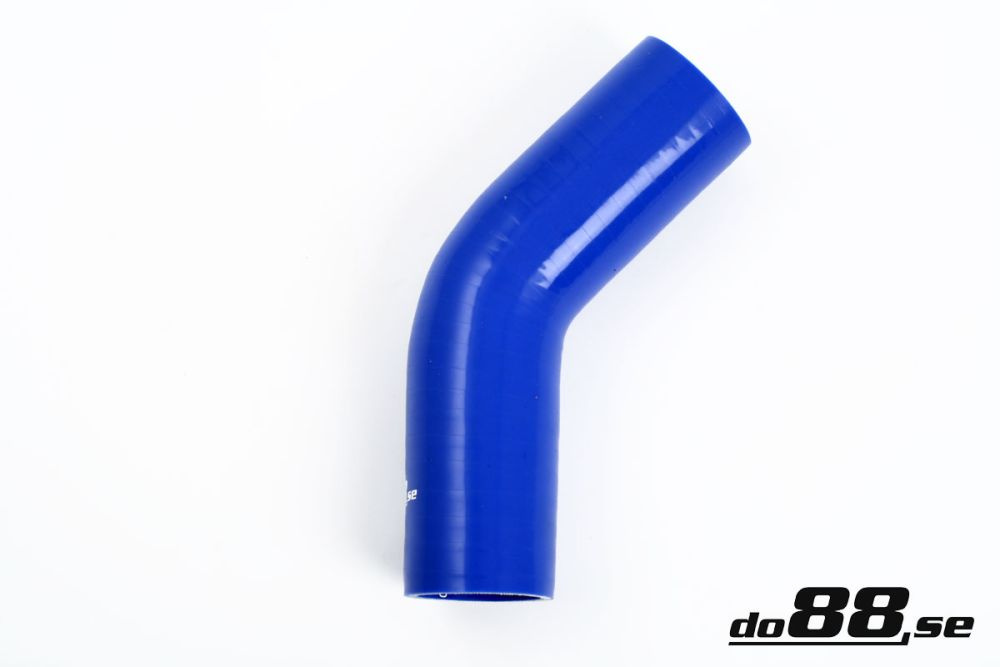 Silicone Hose Blue 45 degree 2,126\'\' (54mm) in the group Silicone hose / hoses / Silicone hose Blue / Elbows / 45 degree at do88 AB (B45G54)