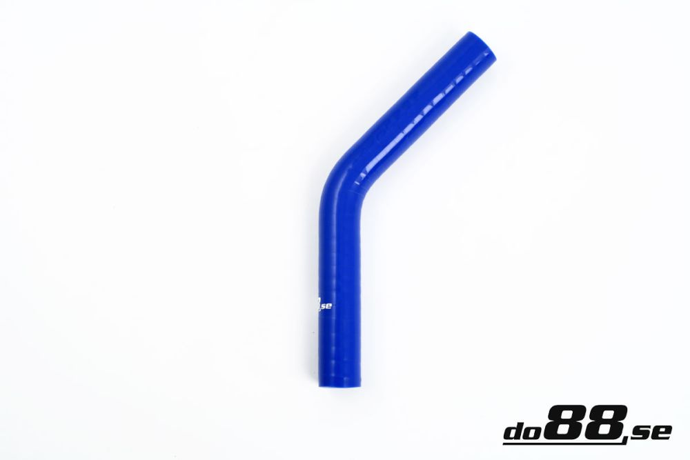 Silicone Hose Blue 45 degree 0,25\'\' (6.5mm) in the group Silicone hose / hoses / Silicone hose Blue / Elbows / 45 degree at do88 AB (B45G6.5)