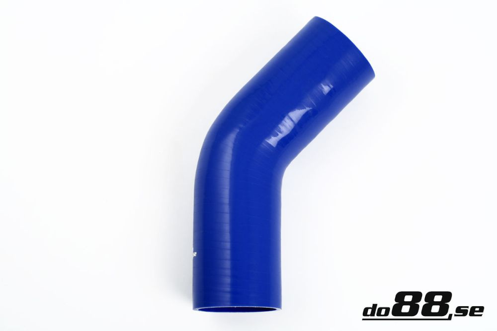 Silicone Hose Blue 45 degree 2,75\'\' (70mm) in the group Silicone hose / hoses / Silicone hose Blue / Elbows / 45 degree at do88 AB (B45G70)
