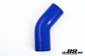Silicone Hose Blue 45 degree 3,75'' (95mm) Silicone Hose Blue 45 degree 3,75'' (95mm)