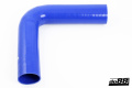 Silicone Hose Blue 90 degree long leg 2,75'' (70mm) Silicone Hose Blue 90 degree long leg 2,75'' (70mm)