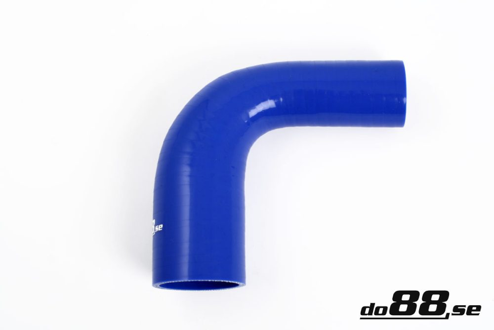 Silicone Hose Blue 90 degree 1,5 - 1,625\'\' (38-41mm) in the group Silicone hose / hoses / Silicone hose Blue / Reducing elbow / 90 degree at do88 AB (BR90G38-41)