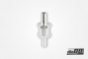 One way non return valve for 8mm hose, Aluminium  One way non return valve for 8mm hose, Aluminium