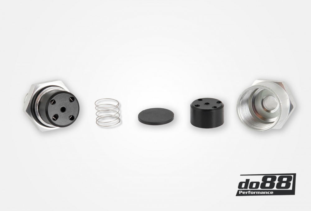 One way non return valve for 8mm hose, Aluminium  One way non return valve for 8mm hose, Aluminium