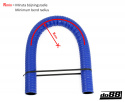 Silicone Hose Blue Flexible 2,375\'\' (60mm)