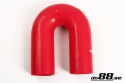 Silicone Hose Red 180 degree 2,375\'\' (60mm)