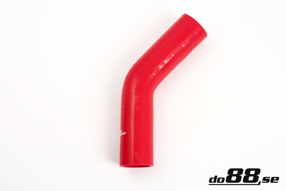 Silicone Hose Red 45 degree 1'' (25mm)